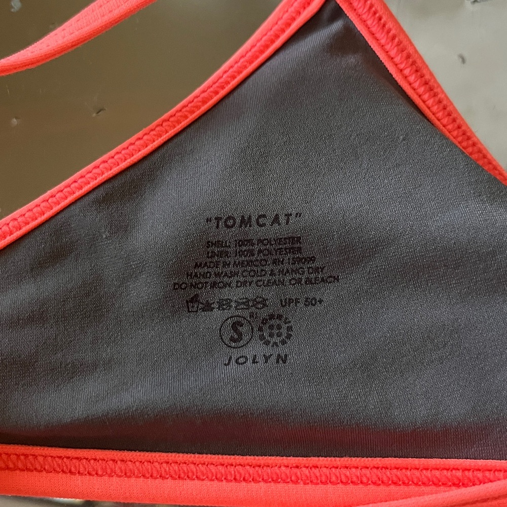 Jolyn Clothing Vibrant Orange Bikini - Picture 5 of 5